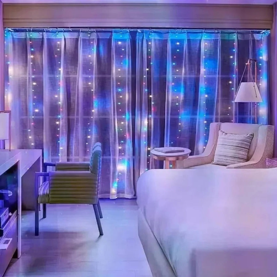 Skorter | Curtain LED Lights with Remote, USB Powered