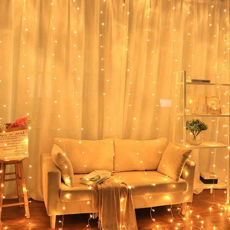 Skorter | Curtain LED Lights with Remote, USB Powered