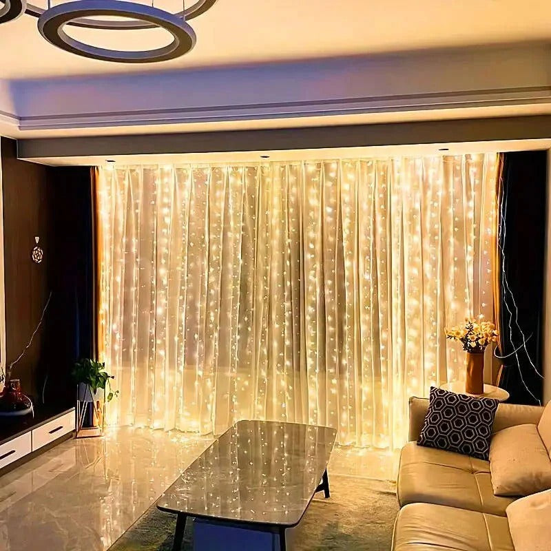 Skorter | Curtain LED Lights with Remote, USB Powered