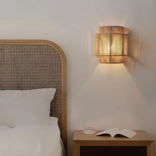 Skorter | Natural Rope Wall Light with LED Bulb