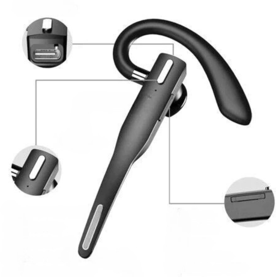 Skorter | Bluetooth Earpiece with Noise Cancelling Microphone