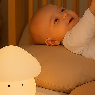 Skorter | Paddie Mushroom Night Light – Soft Silicone Lamp for Kids