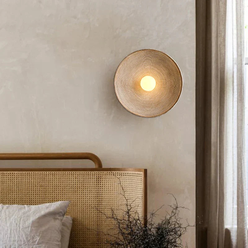 Skorter | Japanese Vintage Ridge Wall Lamp – Elegant Zen-Inspired LED Wall Light for Living Room, Bedroom & Hallways