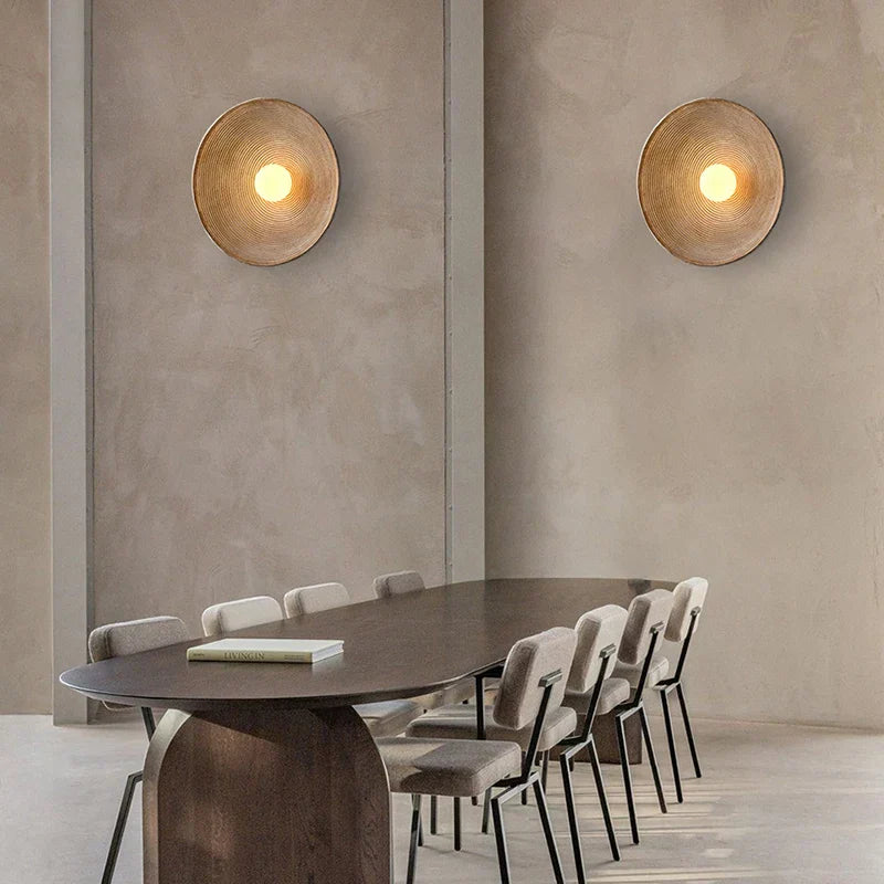 Skorter | Japanese Vintage Ridge Wall Lamp – Elegant Zen-Inspired LED Wall Light for Living Room, Bedroom & Hallways