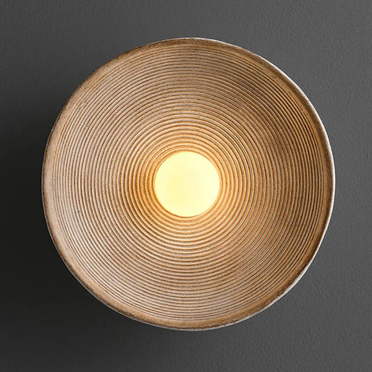 Skorter | Japanese Vintage Ridge Wall Lamp – Elegant Zen-Inspired LED Wall Light for Living Room, Bedroom & Hallways