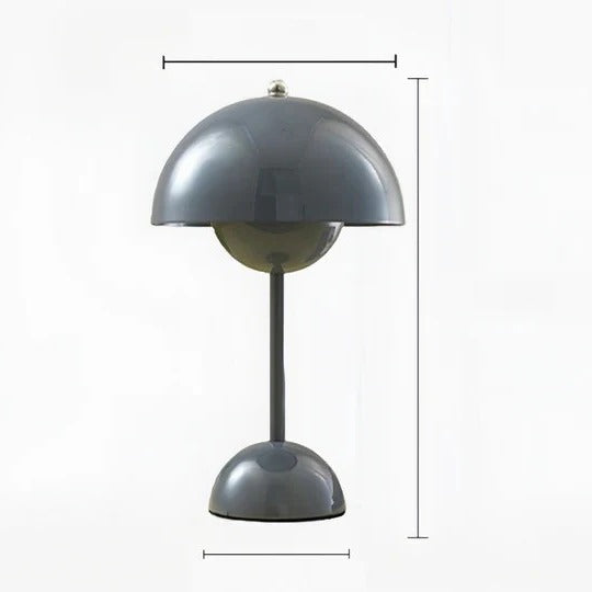Skorter | Modern Nordic Mushroom Lamp with Soft Ambient Lighting
