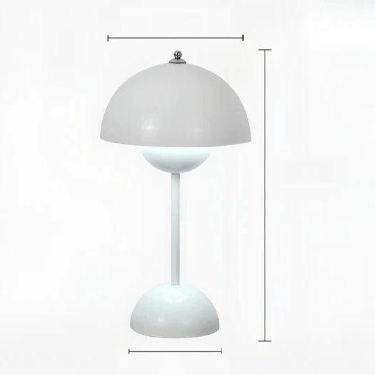 Skorter | Modern Nordic Mushroom Lamp with Soft Ambient Lighting