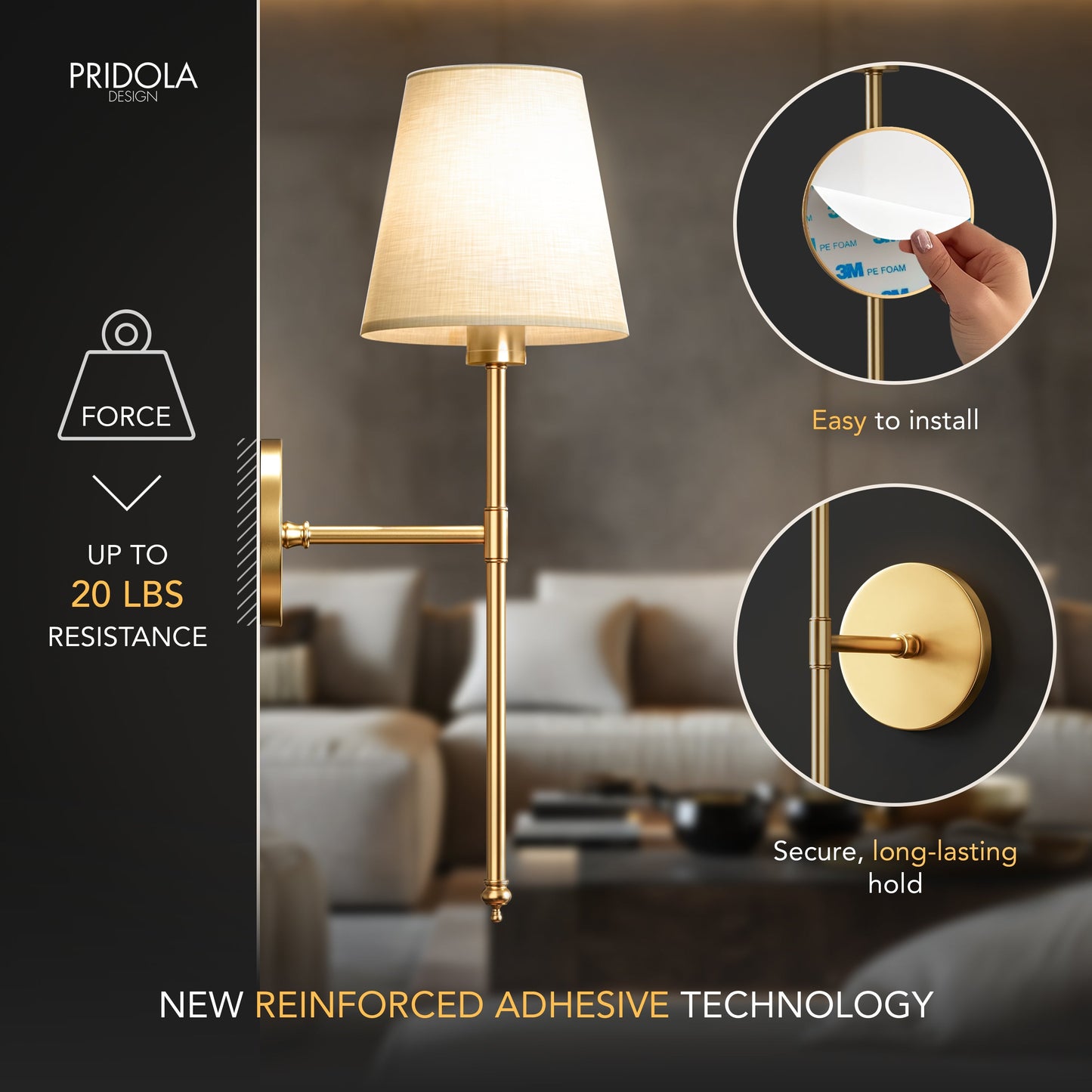 Skorter | Easyglow Wireless Wall Lamps