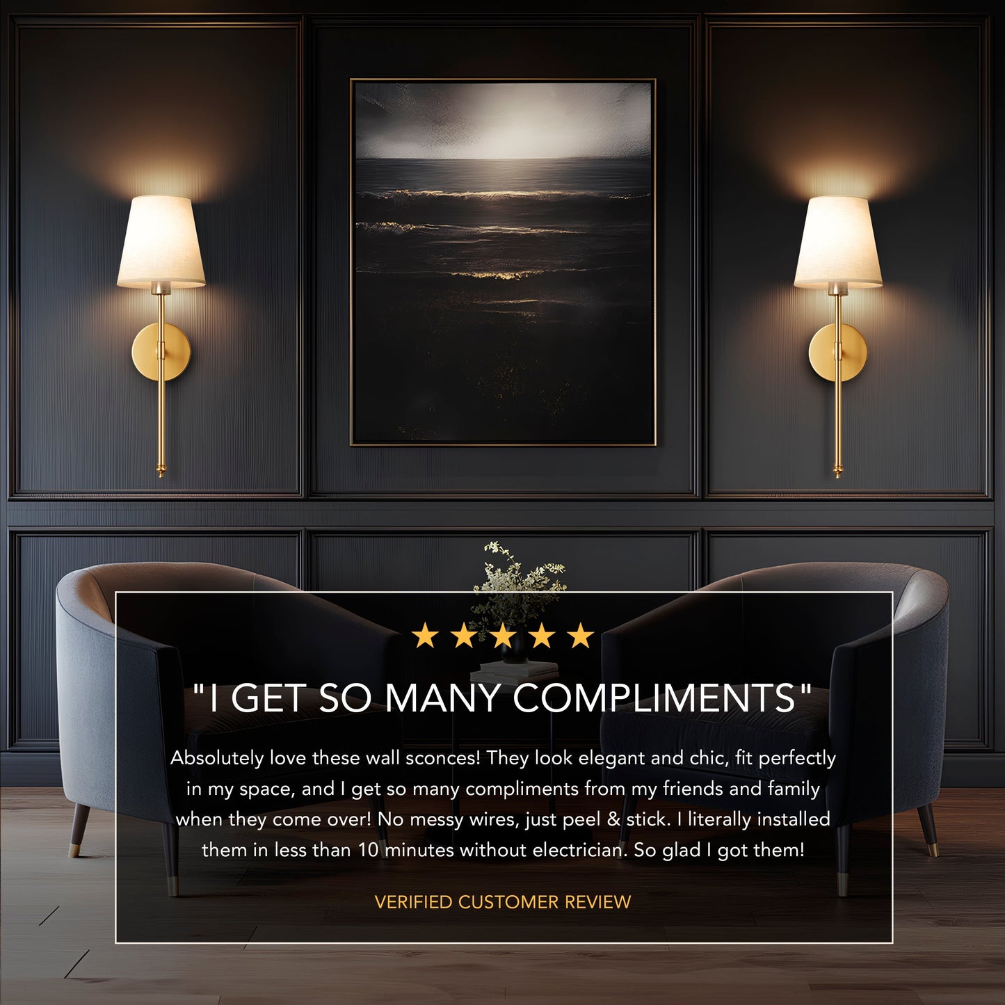 Skorter | Easyglow Wireless Wall Lamps