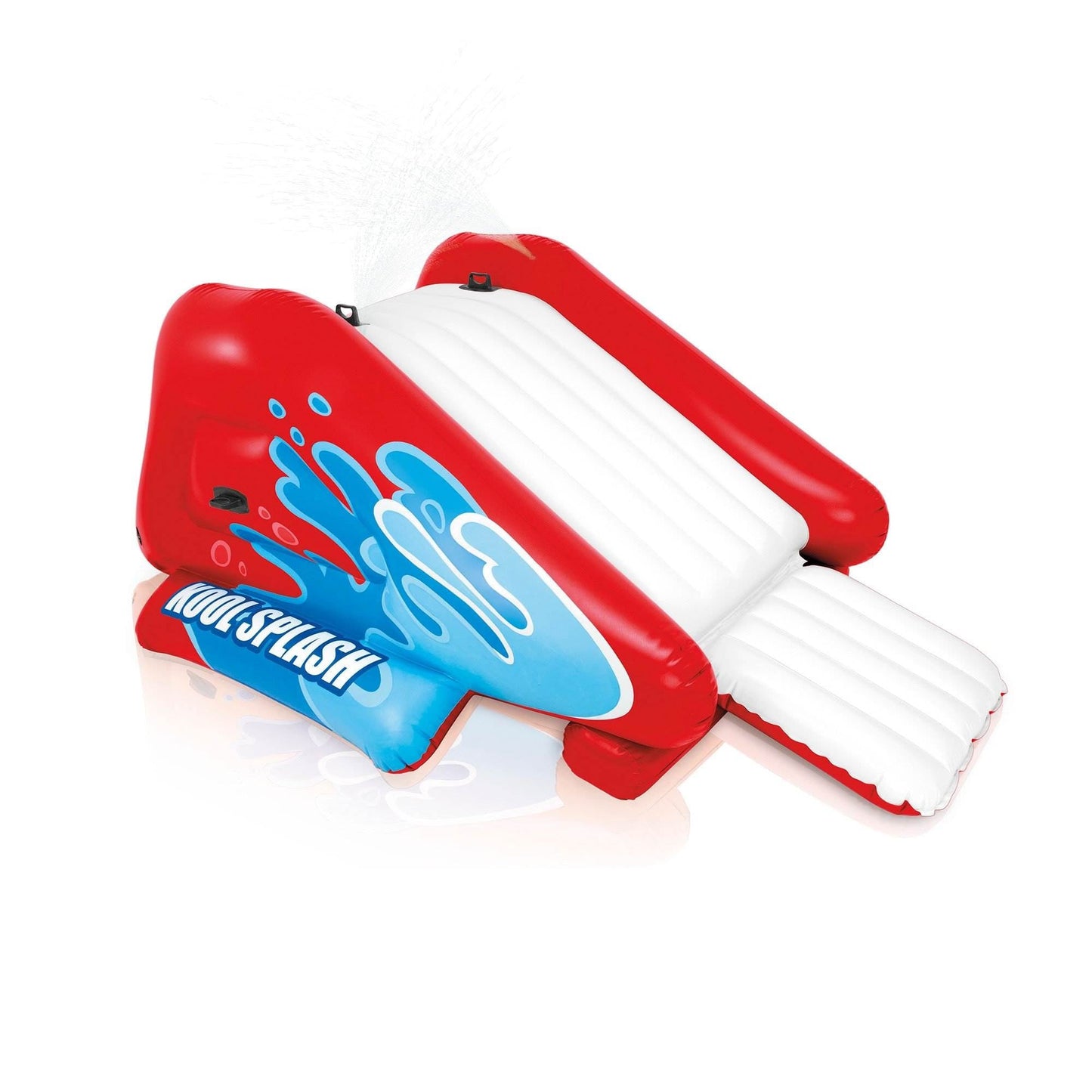Kool Splash Inflatable Water Slide Center w/ Sprayer, Red