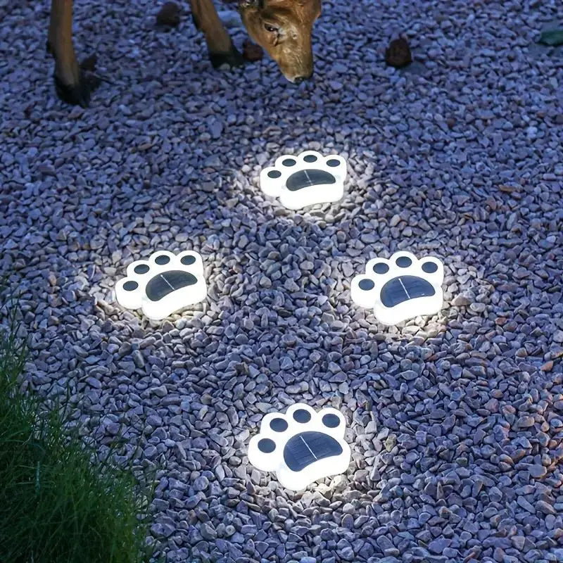 Skorter | Wireless Solar Paw Print Garden Lights - PawsGlow