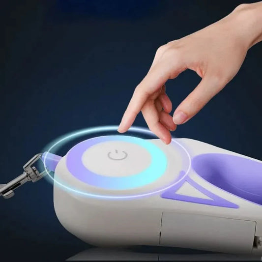 Skorter | AutoLeash Glow – Automatic dog leash with LED light for walks during day & night