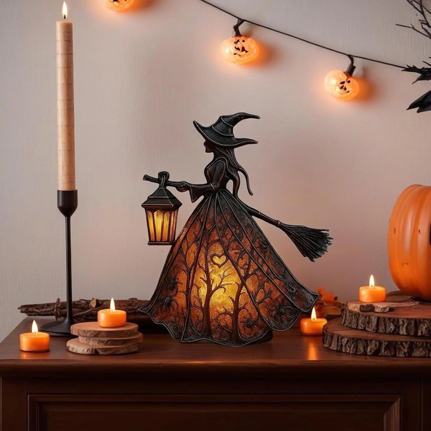 Skorter | Halloween Witches Lamp Mystica – Magical LED Decorative Lamp for Indoor