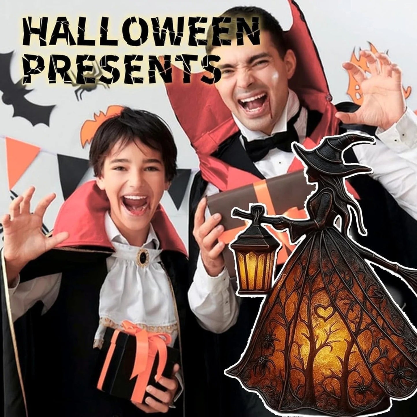 Skorter | Halloween Witches Lamp Mystica – Magical LED Decorative Lamp for Indoor