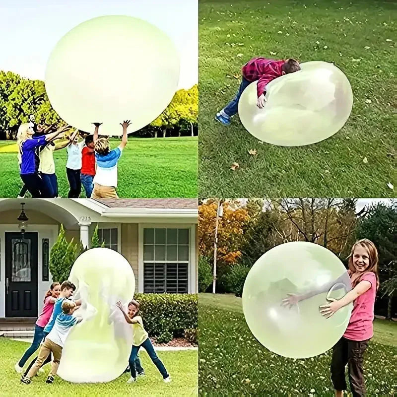 Skorter | Inflatable Ball Bubbles Water Filled Transparent Bubble Ball TPR Inflatable Ball