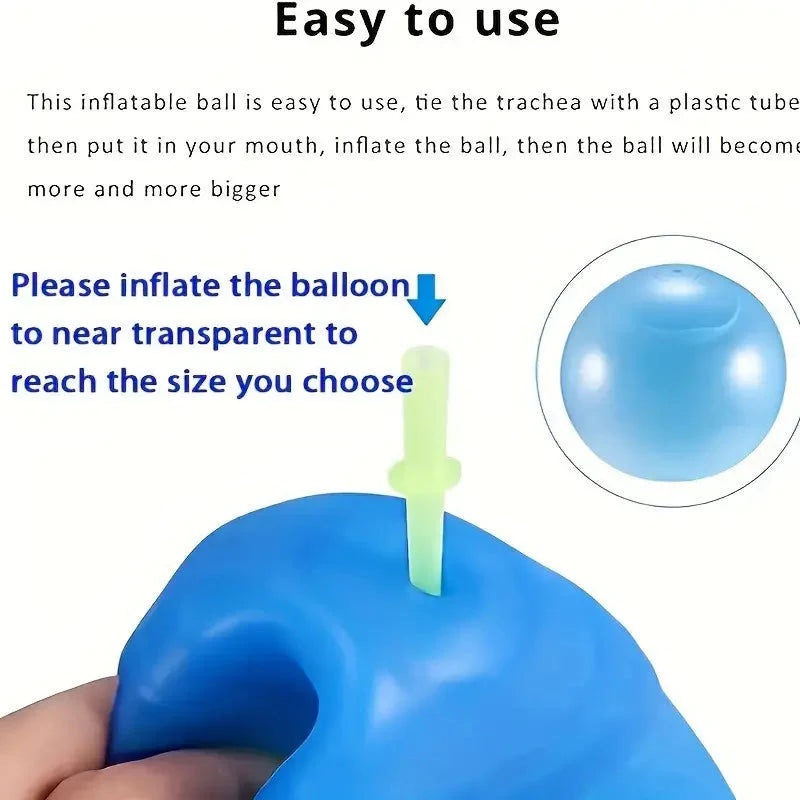 Skorter | Inflatable Ball Bubbles Water Filled Transparent Bubble Ball TPR Inflatable Ball