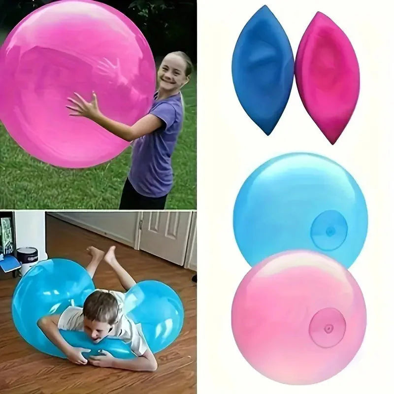 Skorter | Inflatable Ball Bubbles Water Filled Transparent Bubble Ball TPR Inflatable Ball