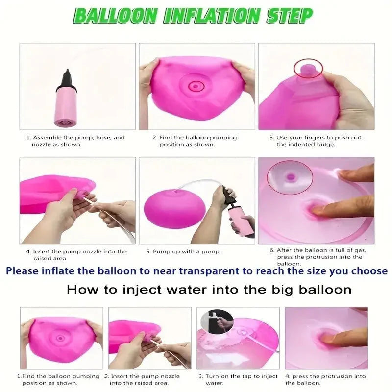 Skorter | Inflatable Ball Bubbles Water Filled Transparent Bubble Ball TPR Inflatable Ball