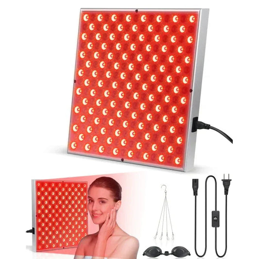 Skorter | Infrared Light Therapy Panel – 225 LED Red & Near-Infrared – Skin Rejuvenation, Pain Relief & Relaxation for Home Use