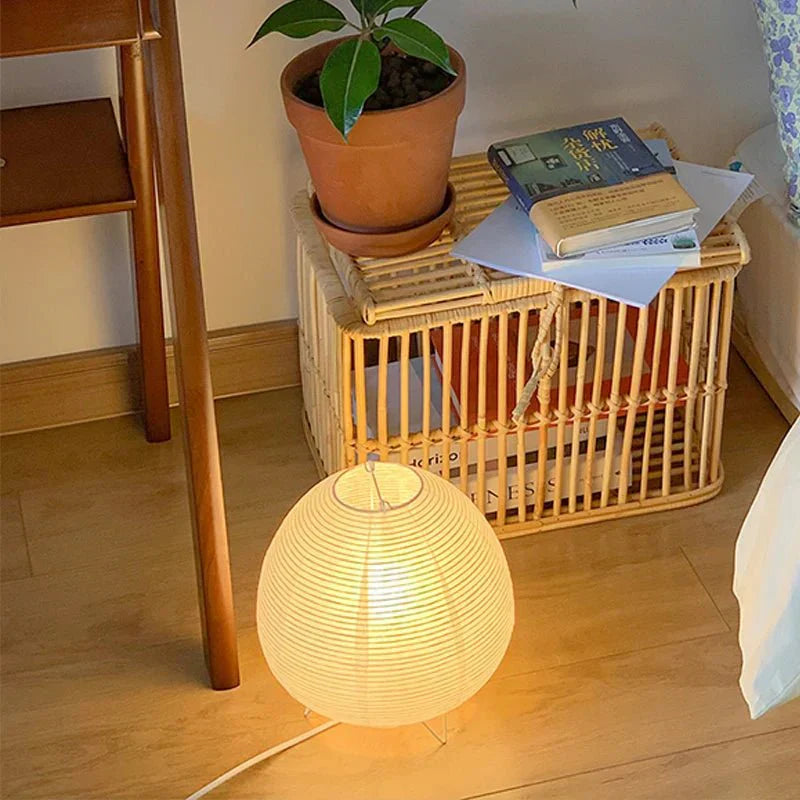 Skorter | ZenGlow – Elegant table lamp in Wabi Sabi style for a soothing interior