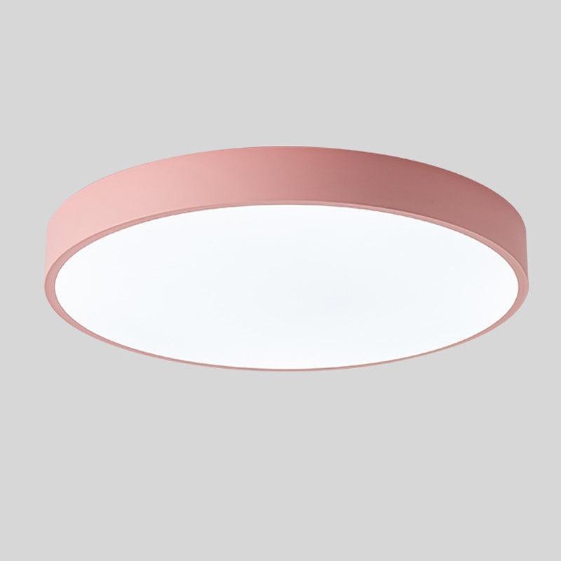Skorter | Scandinavian Circular LED Ceiling Light | Soft Illumination, Minimalist Design & Ideal for Bedrooms and Work Areas