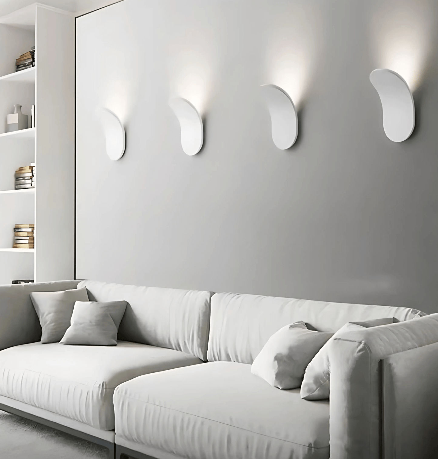 Skorter | Modern Curved Wall Lamp with LED Light