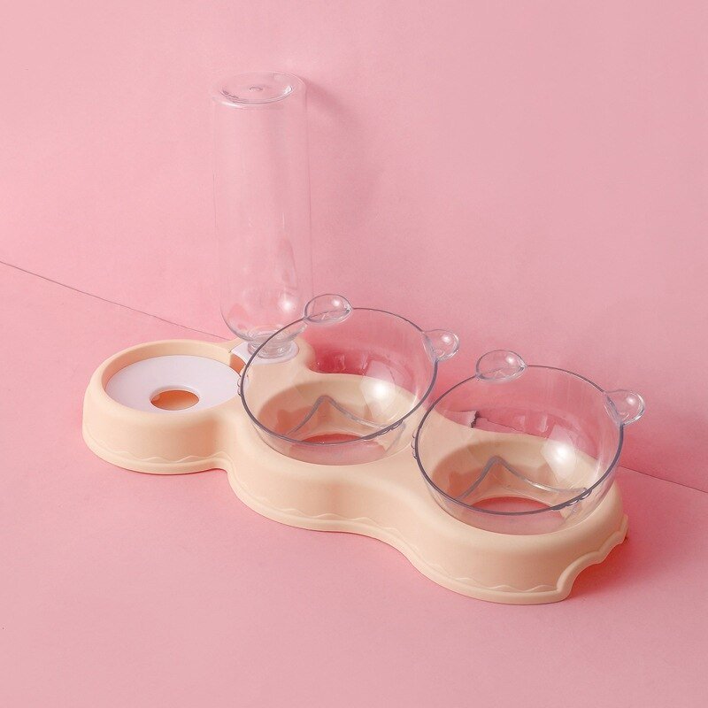 Skorter | FEASTFLOW – 3-in-1 Elevated Feeding Station with Automatic Water Dispenser