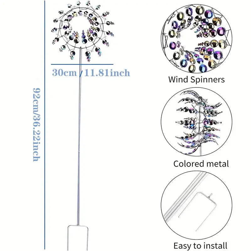 Skorter | Kinetic wind sculptures and spinner 3D wind spinner wind-driven wind art