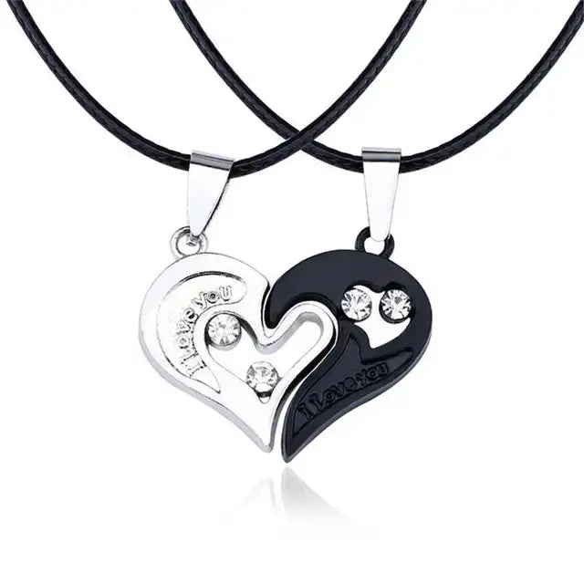 Skorter | I love you Best Friends / Couple Necklace Jewelry Puzzle Necklace