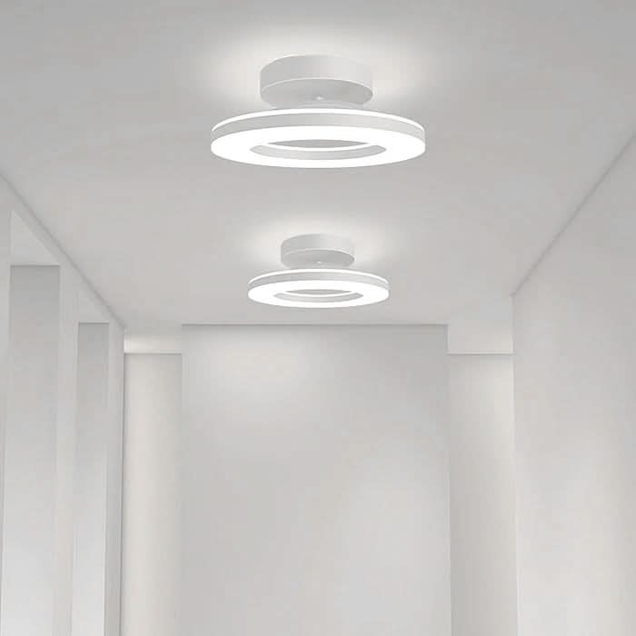 Skorter | ZAYNO Black LED Ceiling Light – Modern Flush Mount