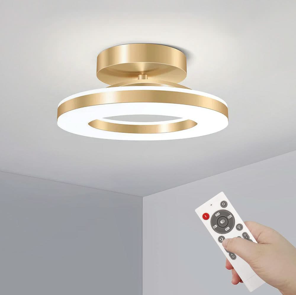 Skorter | ZAYNO Black LED Ceiling Light – Modern Flush Mount