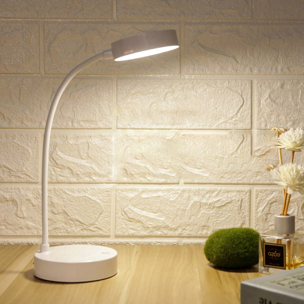 Skorter | LED Bedside Reading Lamp - Adjustable White Light Fixture for Nightstand & Bedroom Use