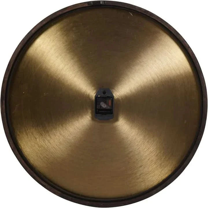 Skorter | Sloa - Elegant Wall Clock in Brass and Black