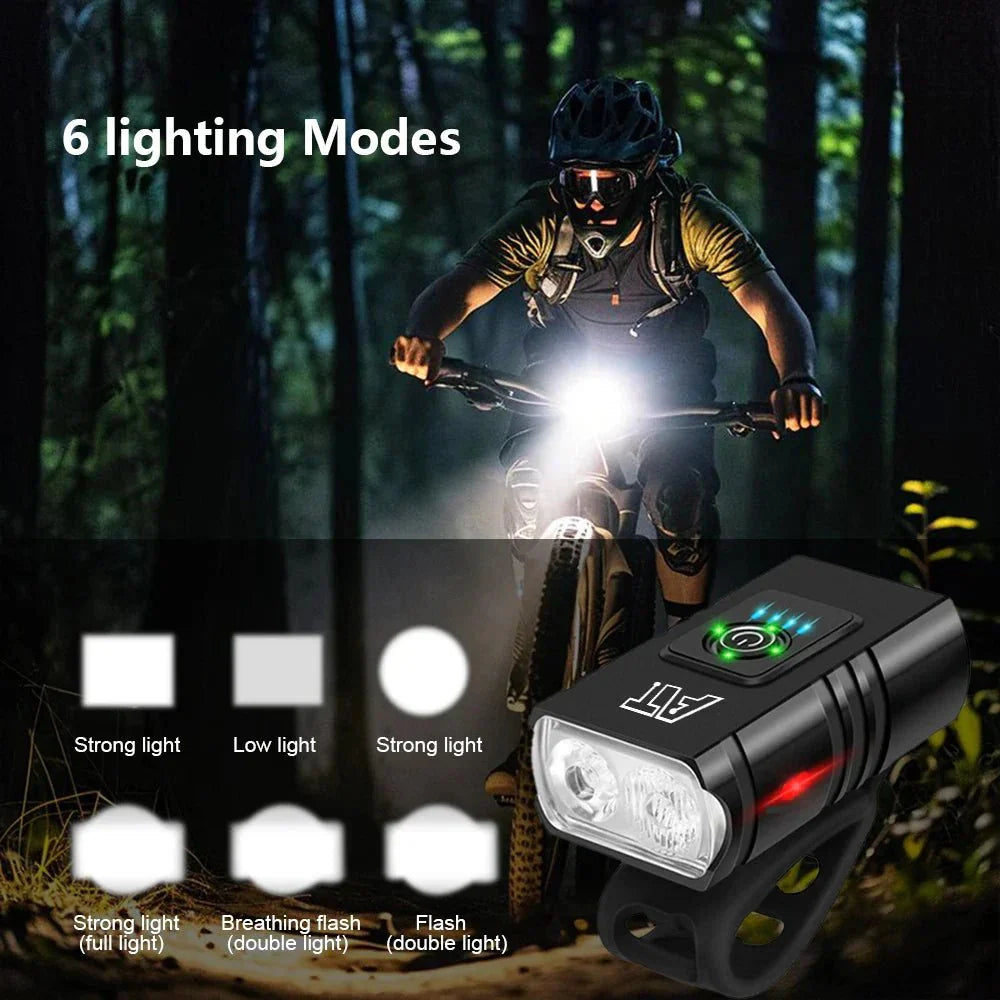 Skorter | LED Bike Light – Rechargeable bike light with 6 modes for optimal visibility & safety