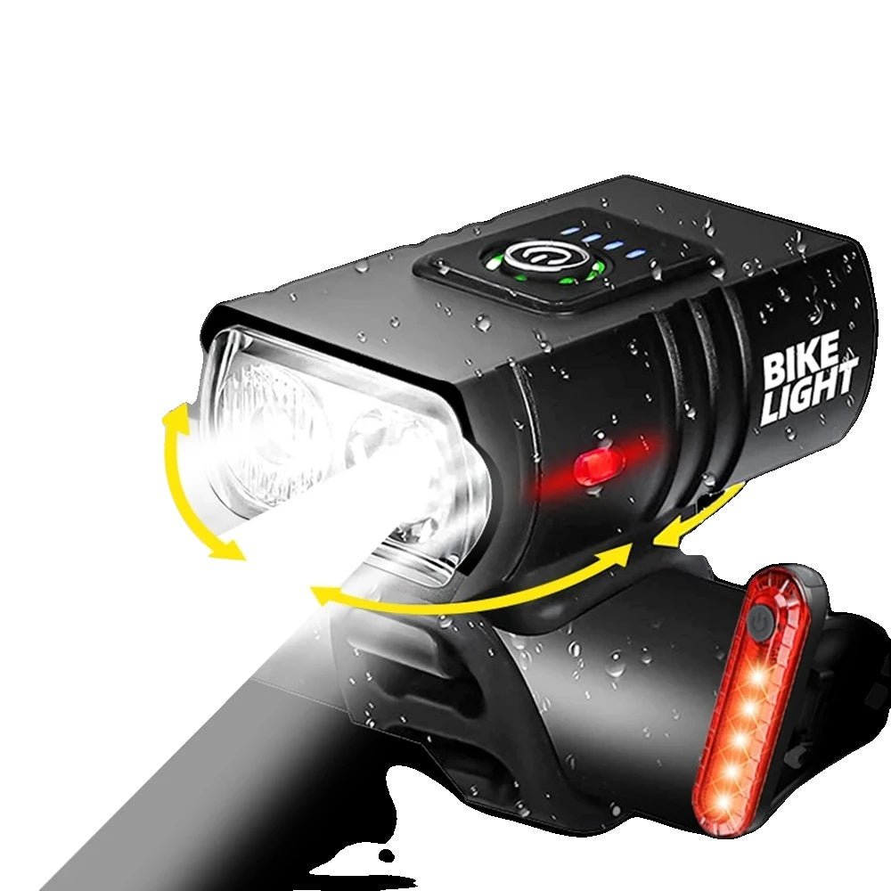 Skorter | LED Bike Light – Rechargeable USB bike light with 1500 lumens for maximum visibility at night