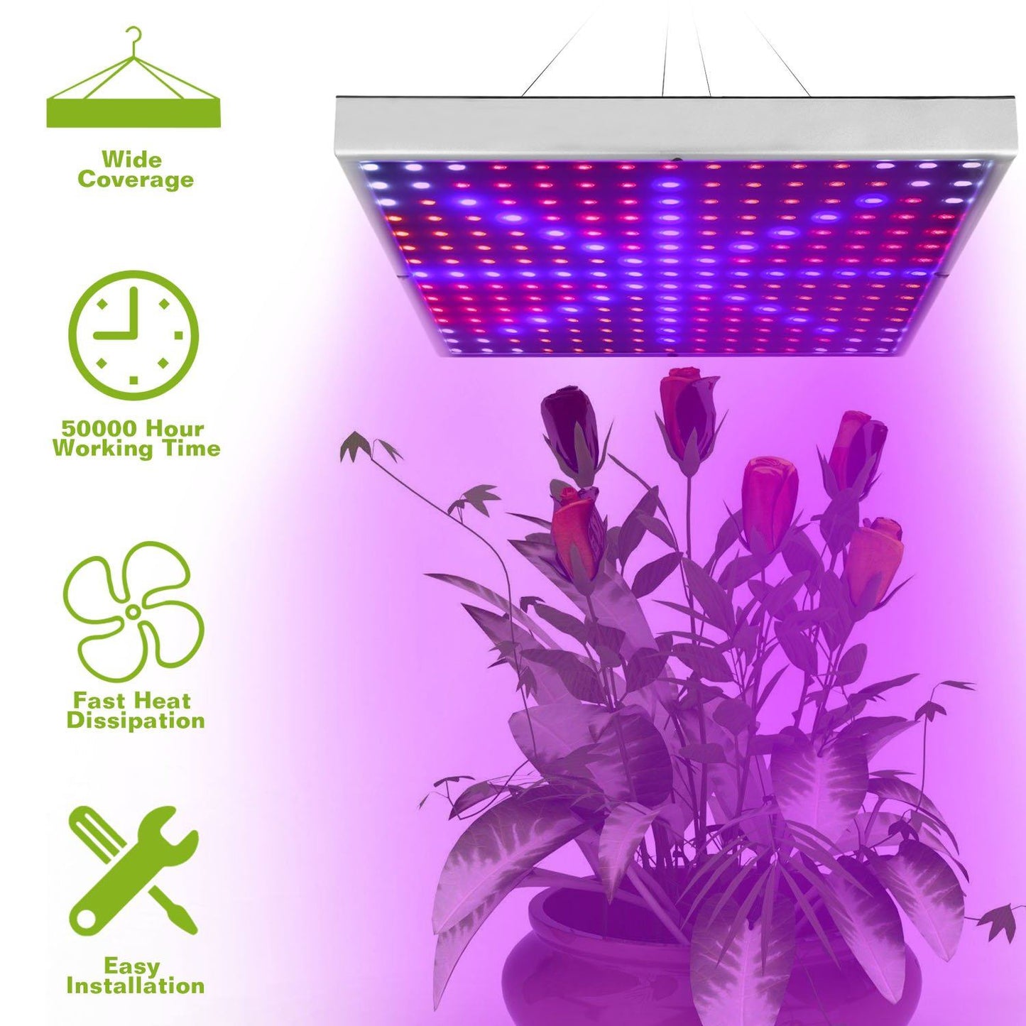Skorter | LED Grow Light Full Spectrum Hanging