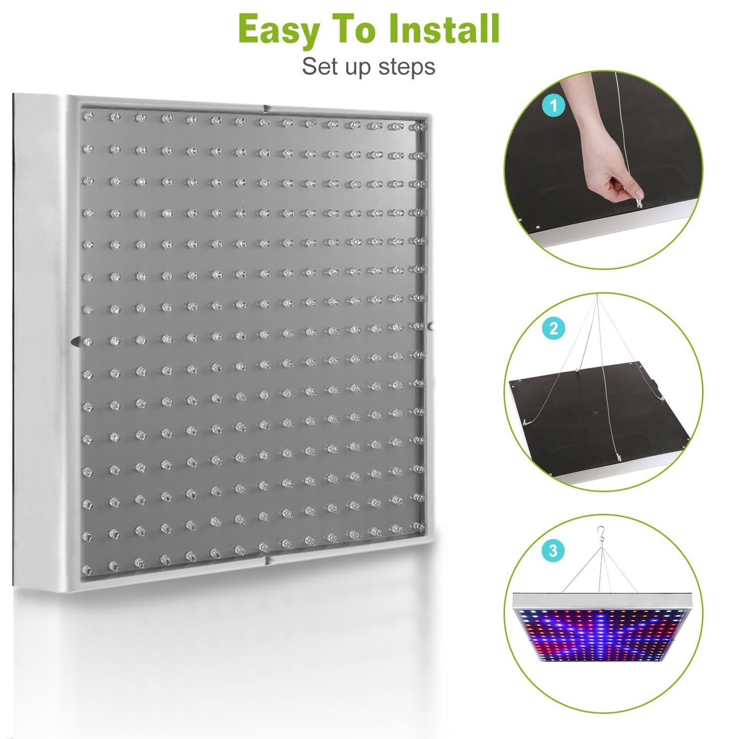 Skorter | LED Grow Light Full Spectrum Hanging