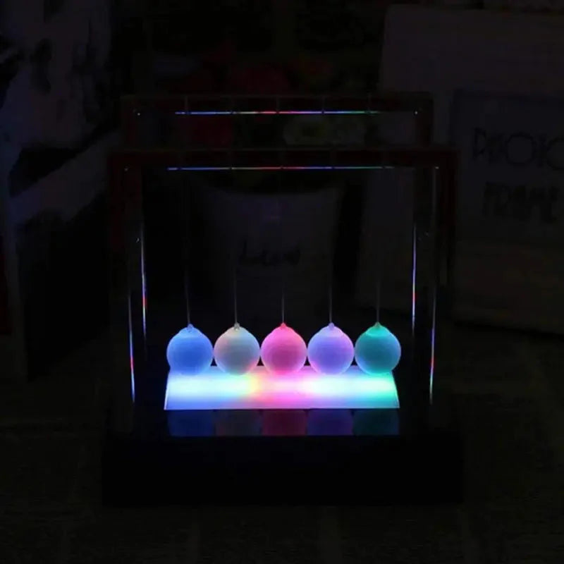 Skorter | LED Light Up Pendant Ever Fun Science Physics Learning Balance Balls Desk Toy