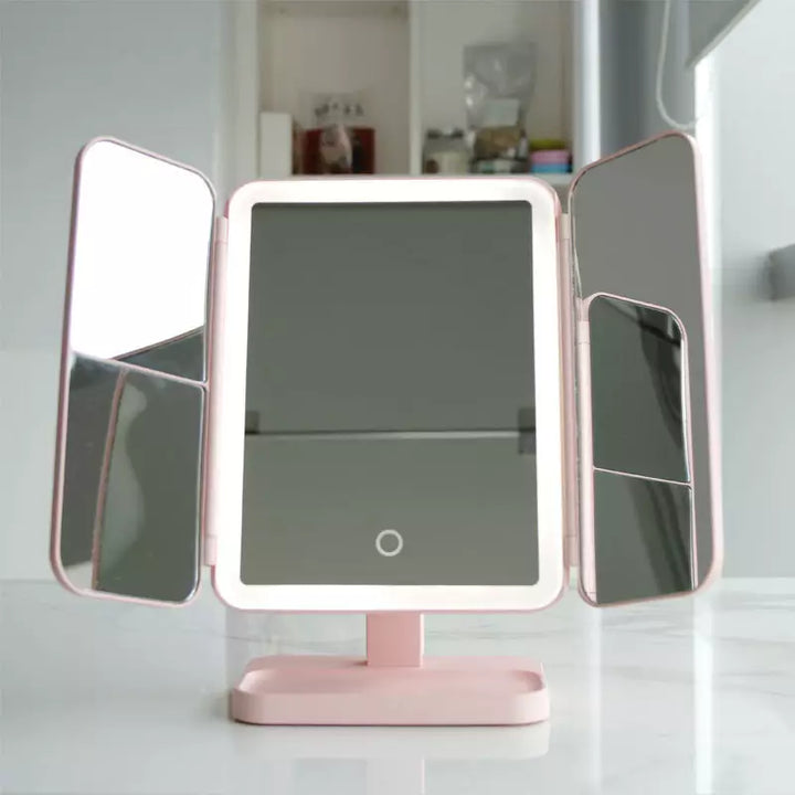Skorter | LED Makeup Mirror with 3 Light Modes and Magnification