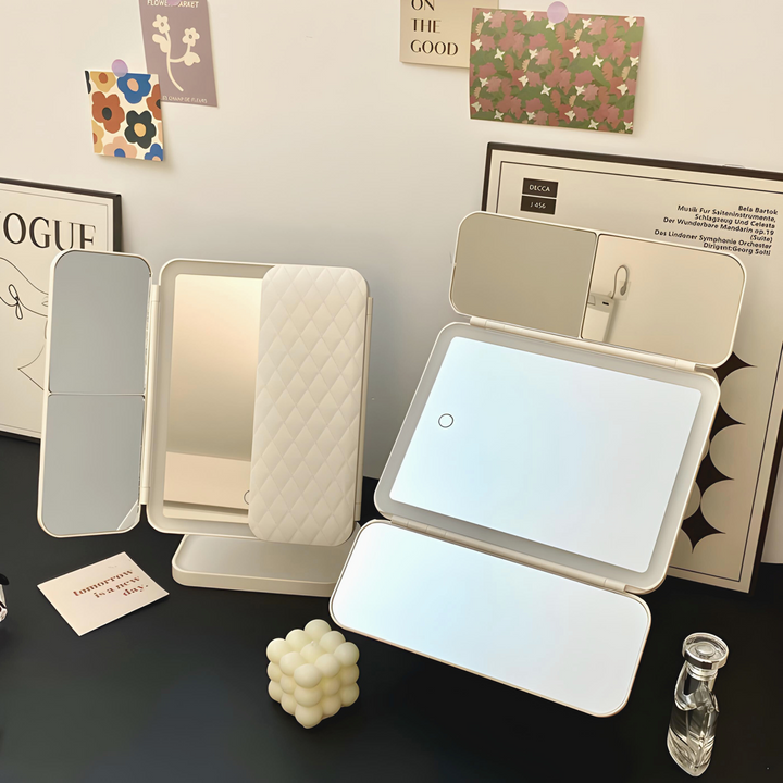 Skorter | LED Makeup Mirror with 3 Light Modes and Magnification