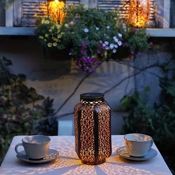 Skorter | LED Metal Lantern Sun Lamp