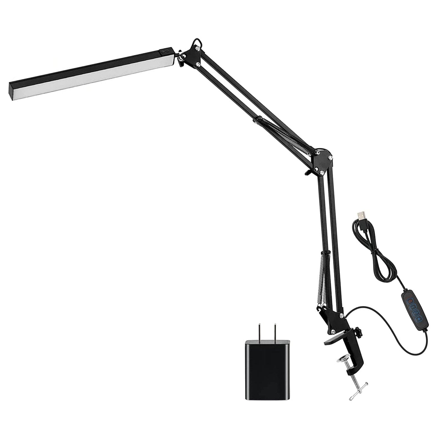 Skorter | LED Reading Lamp with Clamp Adjustable Swing Arm