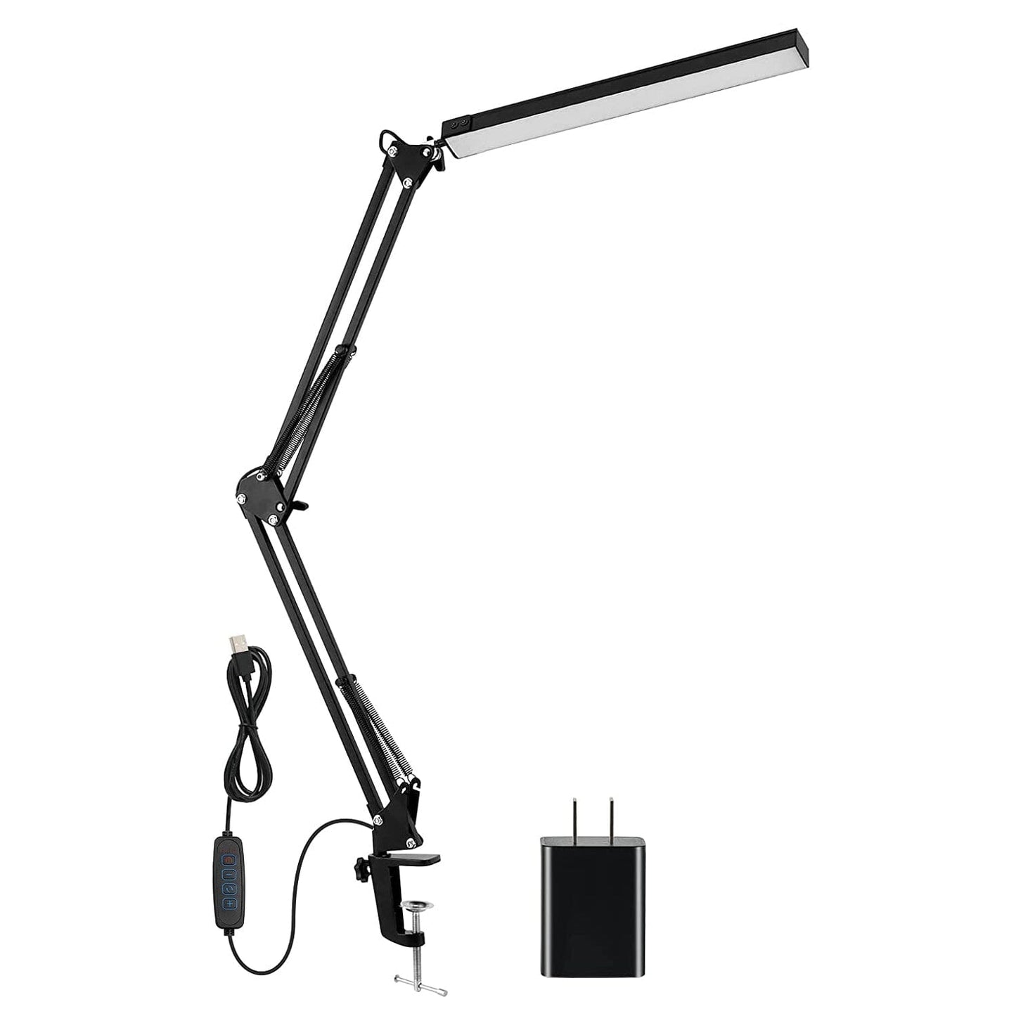 Skorter | LED Reading Lamp with Clamp Adjustable Swing Arm