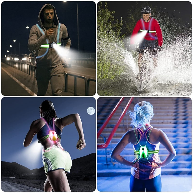 Skorter | LED Safety Vest for Running - ReflectSafe