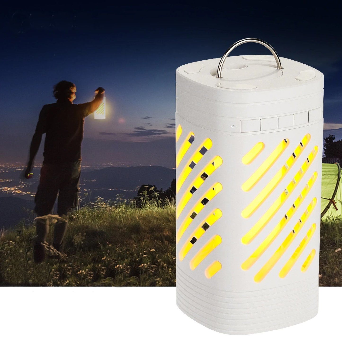 Skorter | LED Smart Touch Bluetooth Speaker Rechargeable Camping Lamp