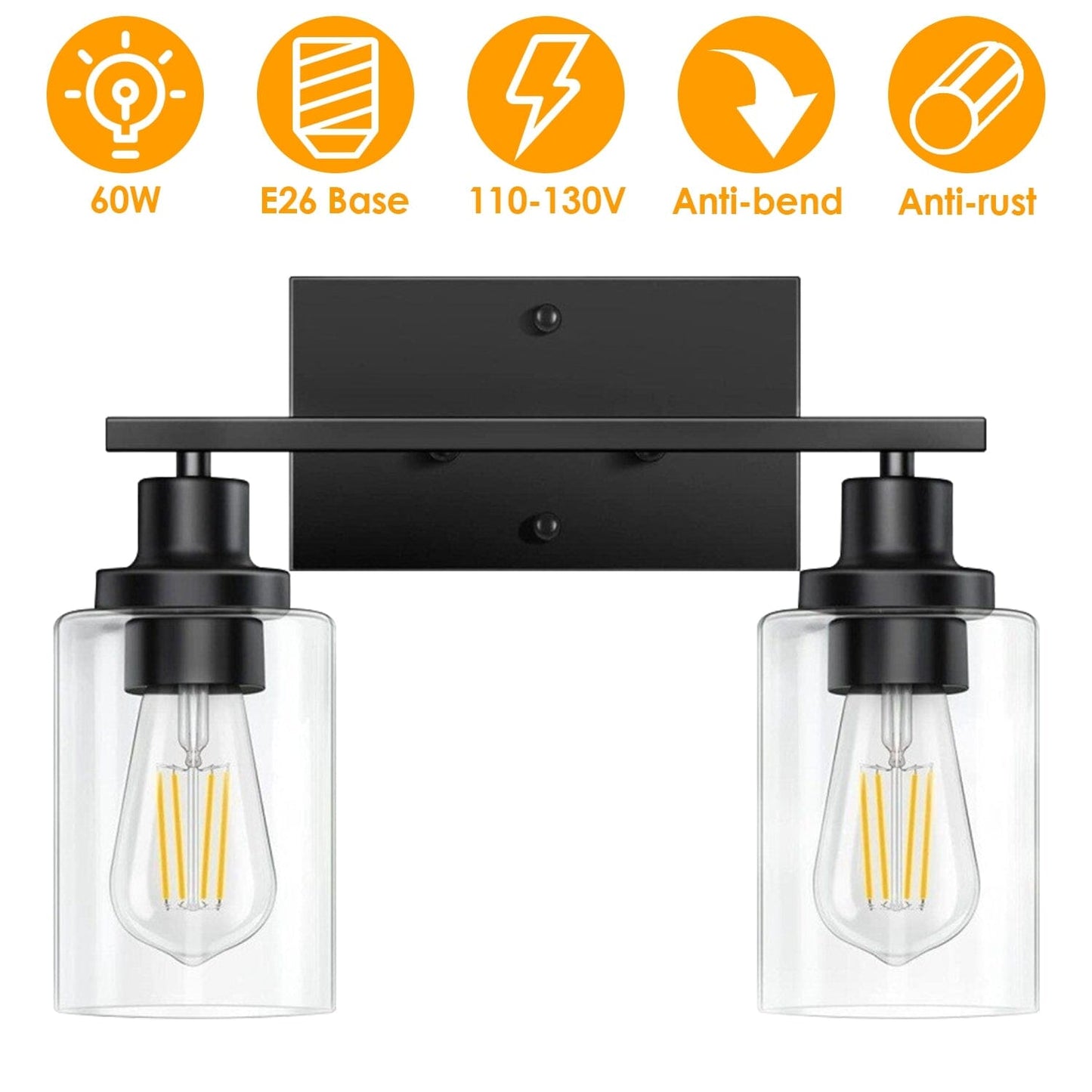 Skorter | Light Wall Lamp with Clear Glass