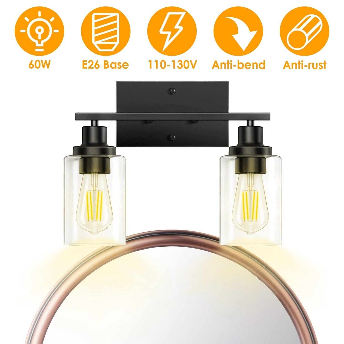 Skorter | Light Wall Lamp with Clear Glass