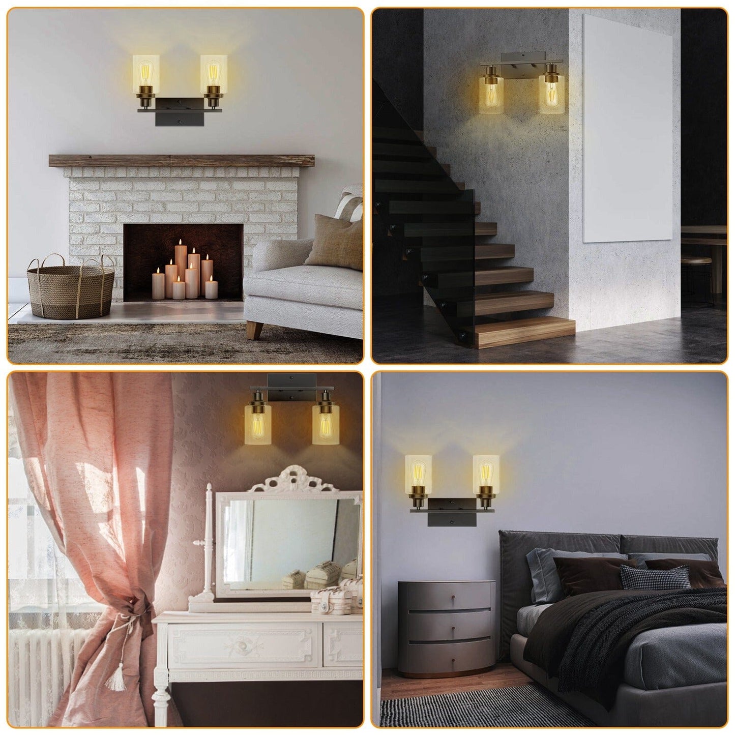 Skorter | Light Wall Lamp with Clear Glass