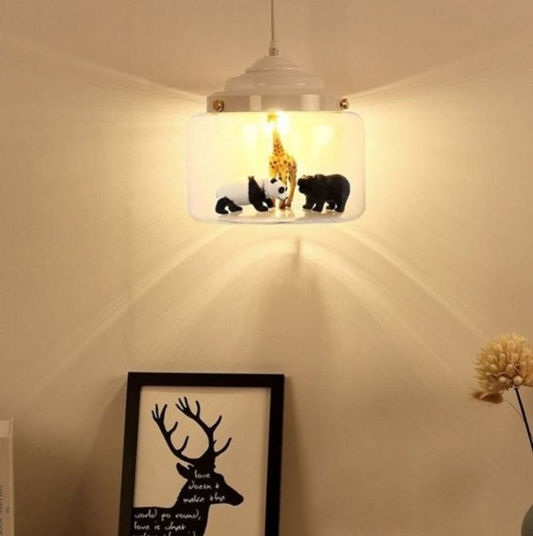 Skorter | Smaller Zoo | Pendant lamp with glass shade