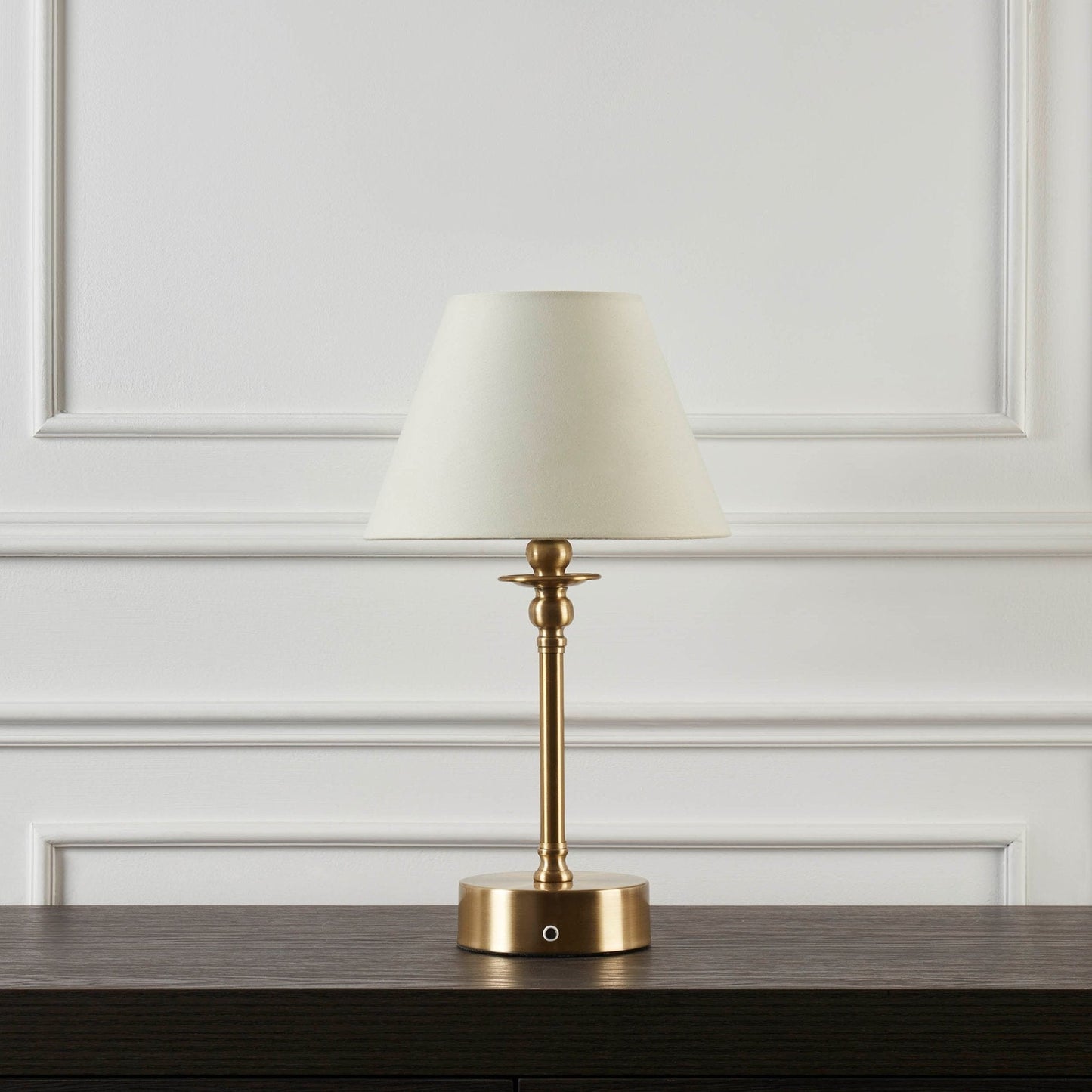 Skorter | Lucille Ornate LED Rechargeable Wireless Lamp - Brass